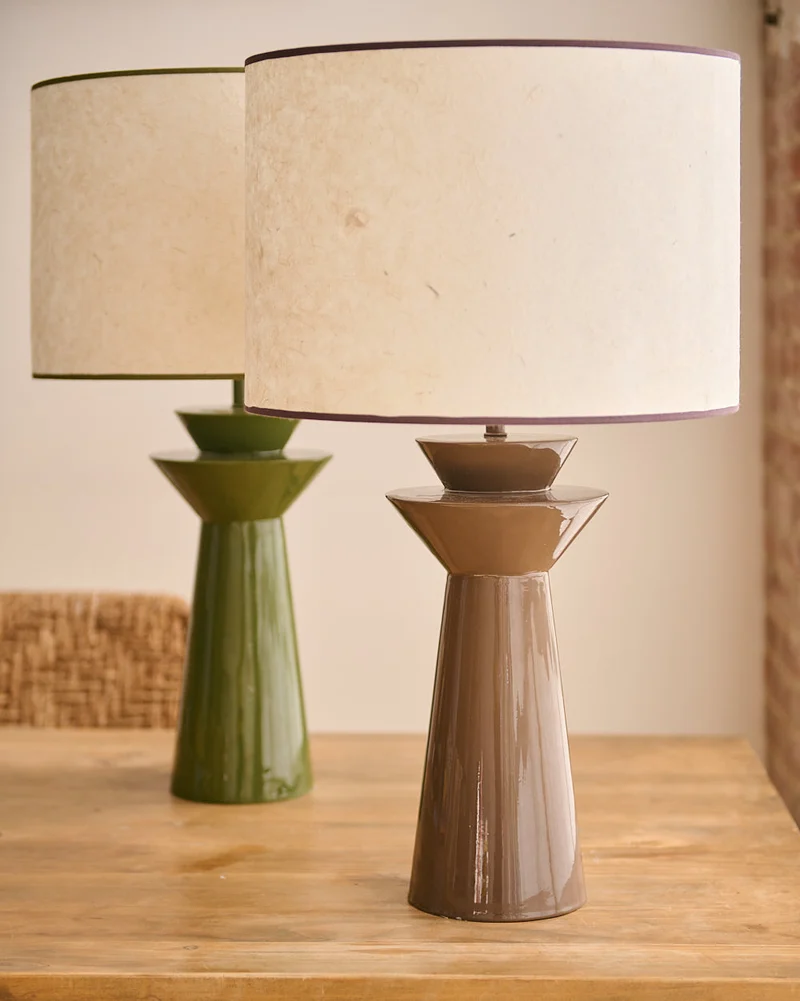 Lampe à poser Léo Rosha laqué