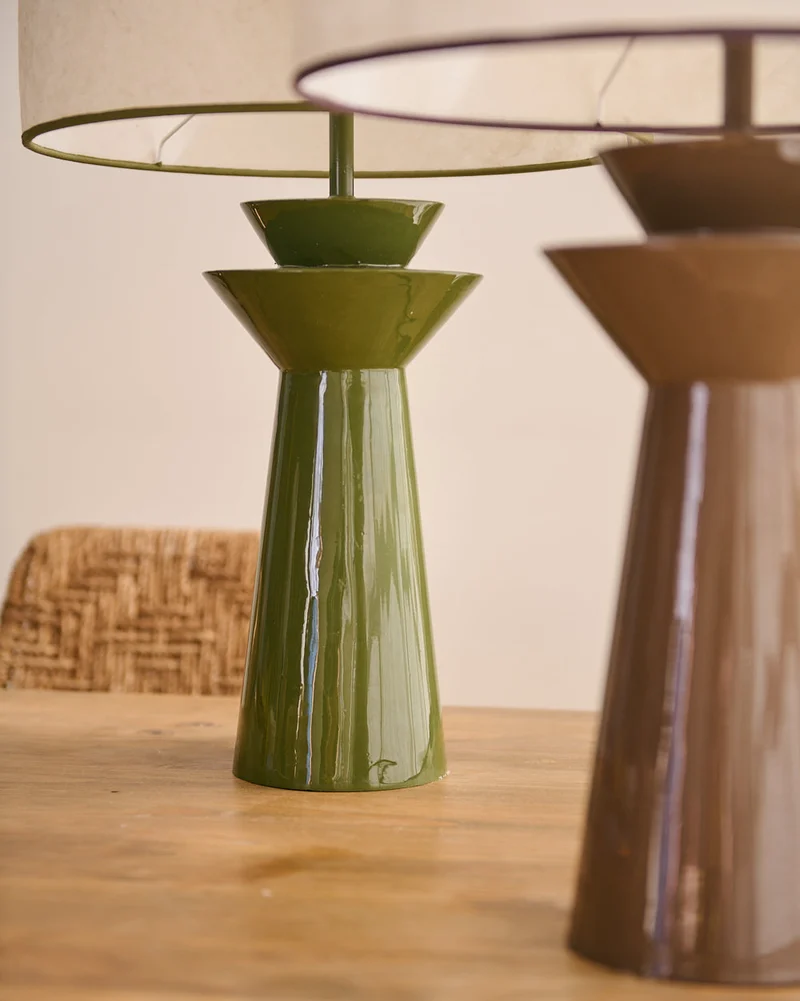 Lampe à poser Léo Rosha laqué