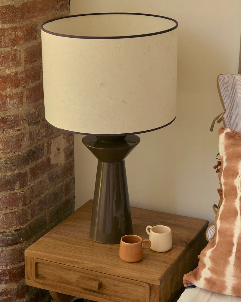 Lampe à poser Léo Rosha laqué