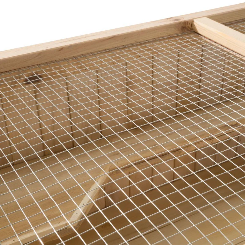 Cage à hamster cochon d’inde petits rongeurs en bois plusieurs étages avec rampes tiroir intégré pour un nettoyage facile 95 x 50 x 50 cm 3708168