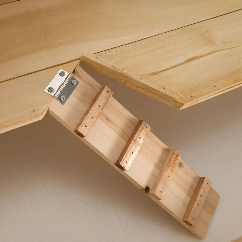 Cage à hamster cochon d’inde petits rongeurs en bois plusieurs étages avec rampes tiroir intégré pour un nettoyage facile 95 x 50 x 50 cm 3708168