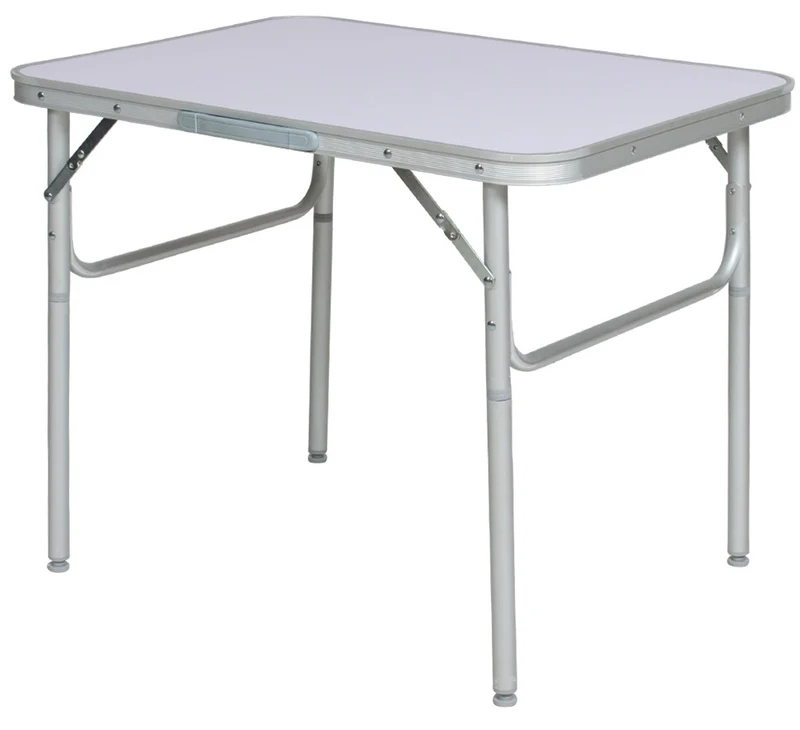 Table de camping jardin pique-nique aluminium pliante 75x55 cm 2008032