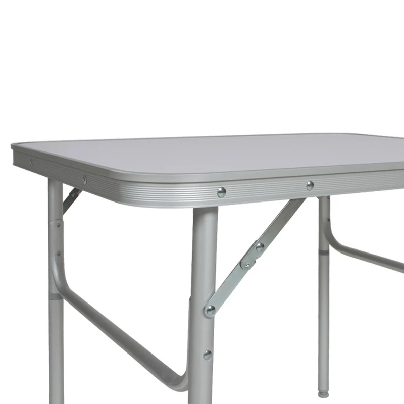 Table de camping jardin pique-nique aluminium pliante 75x55 cm 2008032