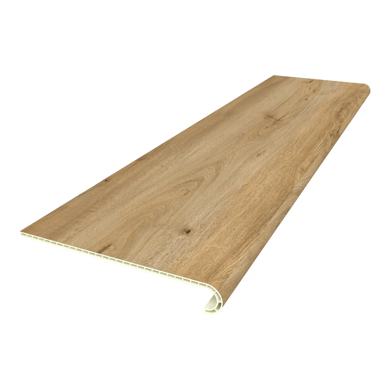 Lot de 2 revêtements d'escalier 120 x 32 cm effet chêne 03_0009699