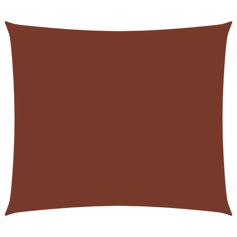 Voile d'ombrage tissu oxford rectangulaire 3,5 x 4,5 m terre cuite 02_0009955