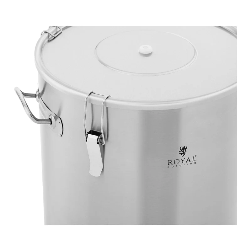 Cuve de fermentation fermenteur bière inox conique (60 litres, plage de température : 0-40 °c, thermomètre : °c / °f, double système de d'évacuation) 14_0004607