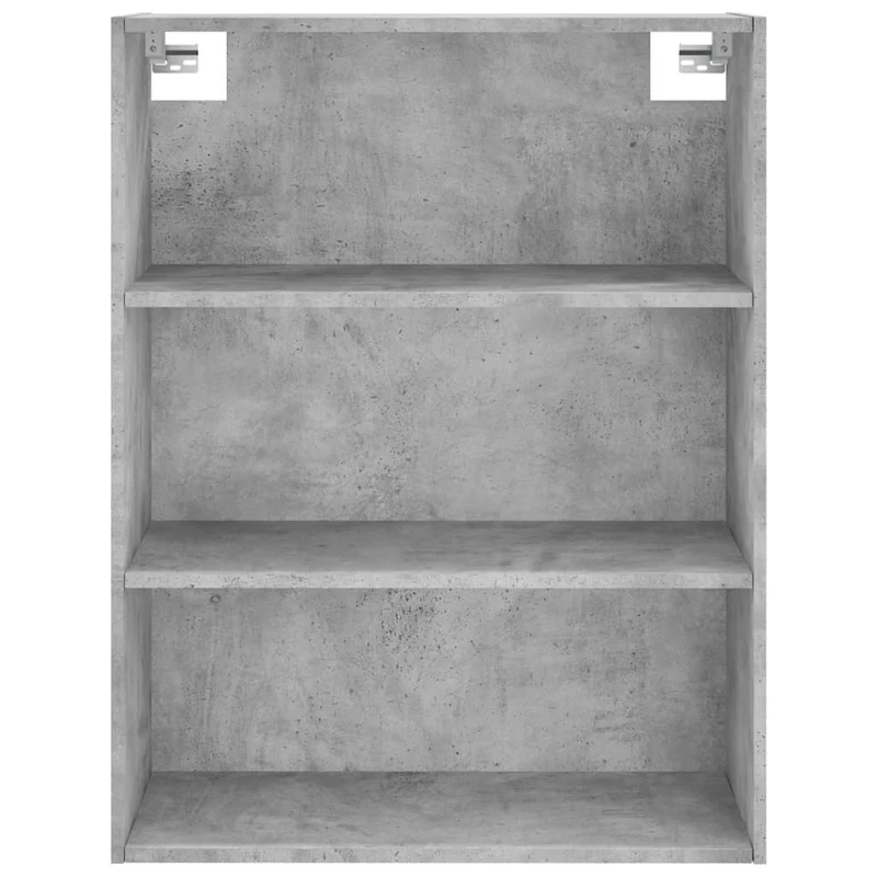 Buffet bahut commode armoire meuble de rangement organisateur cuisine salle de séjour salon haut 69,5 x 34 x 180 cm bois d'ingénierie gris 02_0034660