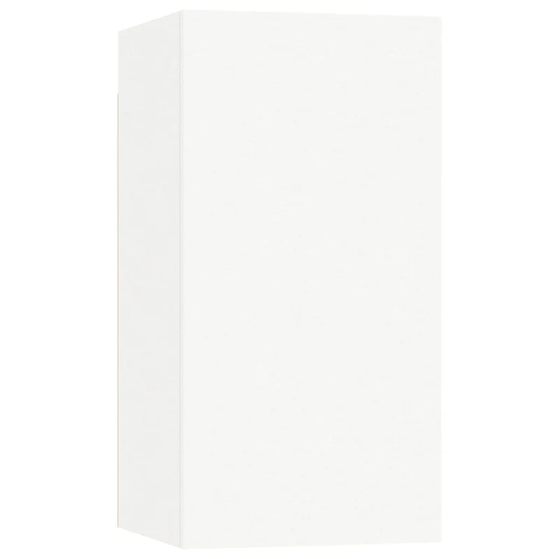 Ensemble de meubles armoire buffet TV télévision salon chambre séjour 6 pièces bois d'ingénierie blanc 02_0025009