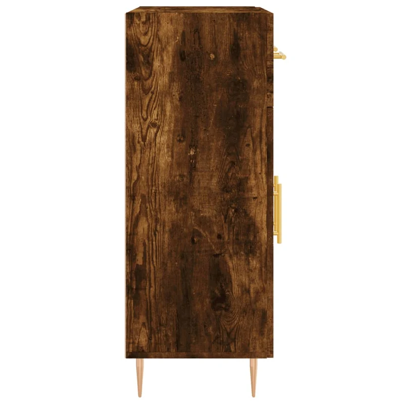 Buffet bahut commode armoire meuble de rangement organisateur cuisine salle de séjour salon 69,5 x 34 x 90 cm bois d'ingénierie marron 02_0031033