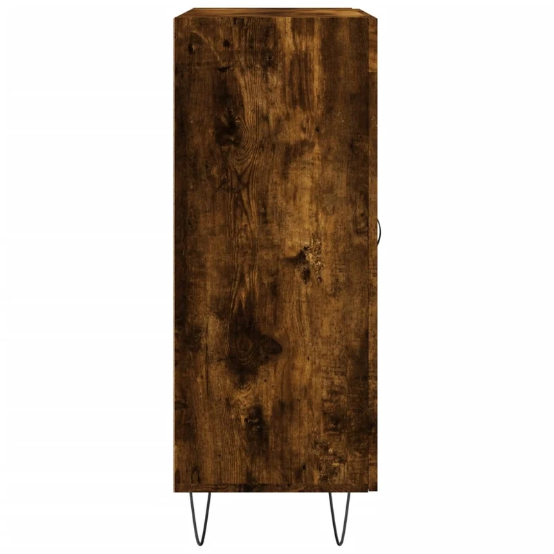 Buffet bahut commode armoire meuble de rangement organisateur cuisine salle de séjour salon 69,5 x 34 x 90 cm bois d'ingénierie marron 02_0031037