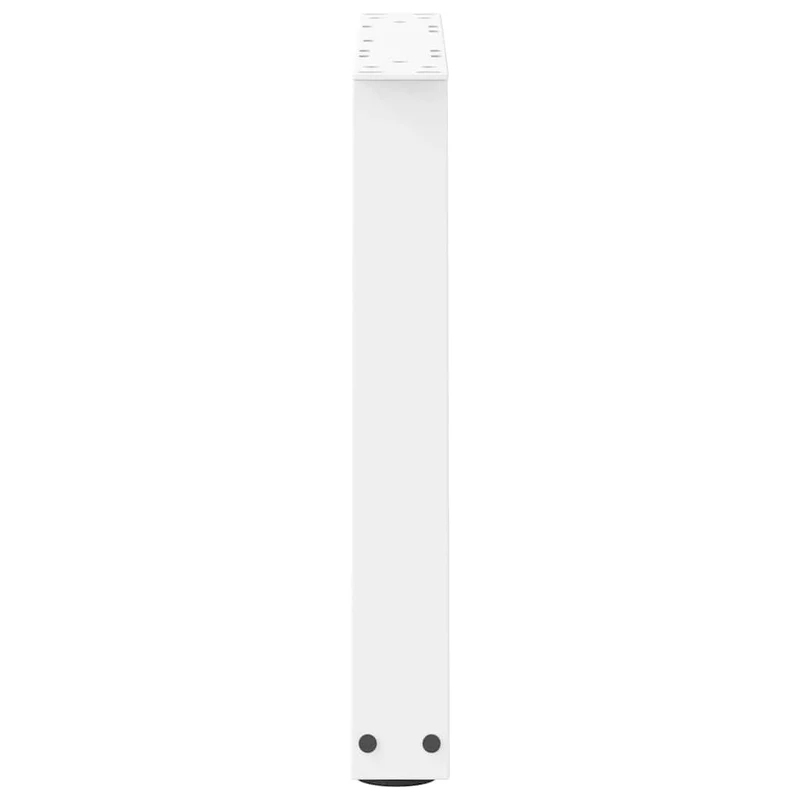 Lot de 2 pieds de table basse en forme de V 60 x 42-43,3 cm stable moderne en acier blanc 02_0056848