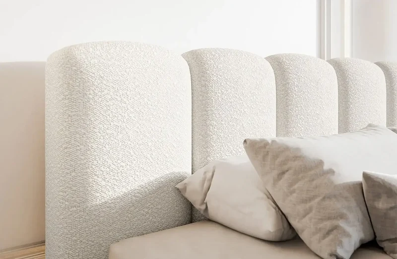 Lit Coffre avec Tête de Lit NUBIA - 140 à 180 cm