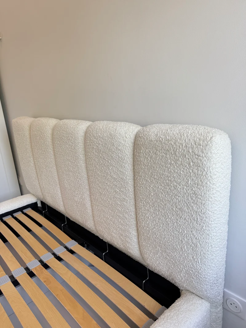 Lit Coffre avec Tête de Lit NUBIA - 140 à 180 cm