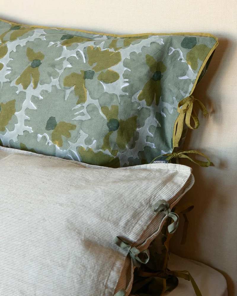 Set de 2 taies d'oreiller Peonia