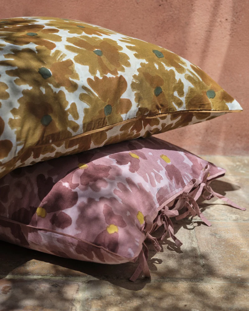Set de 2 taies d'oreiller Peonia