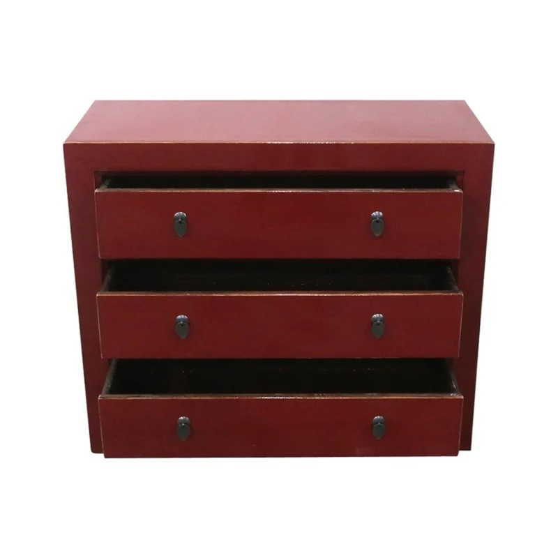 Commode 3T rouge