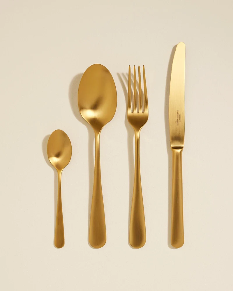 Coffret de COUVERT DORE