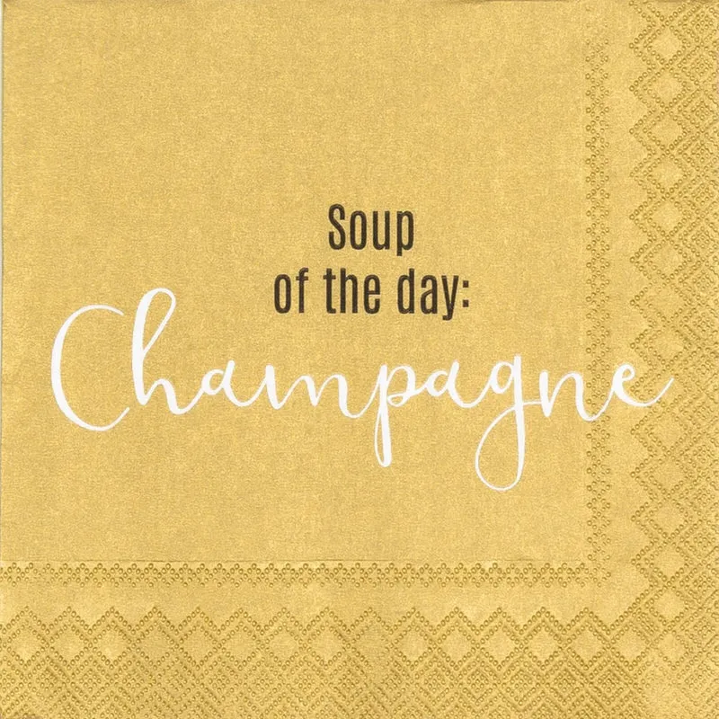 Serviette en papier SOUP OF THE DAY