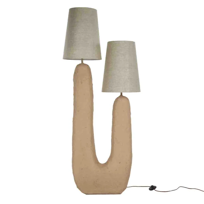LAMPADAIRE PAPIER MÂCHÉ