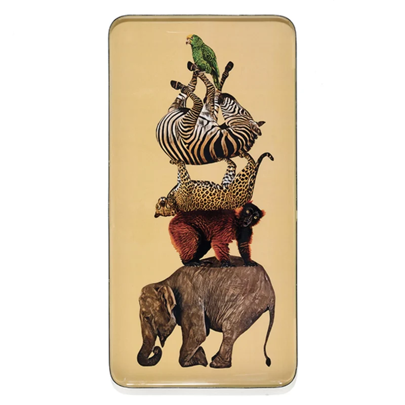 Plateau Rectangulaire Figuratif