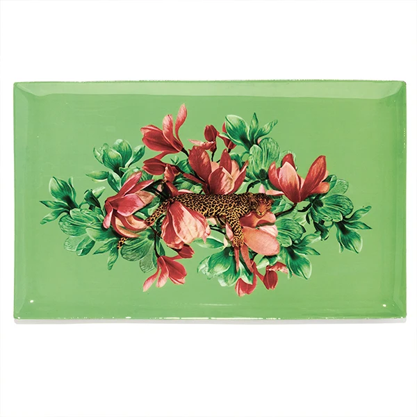 Plateau Rectangulaire Figuratif