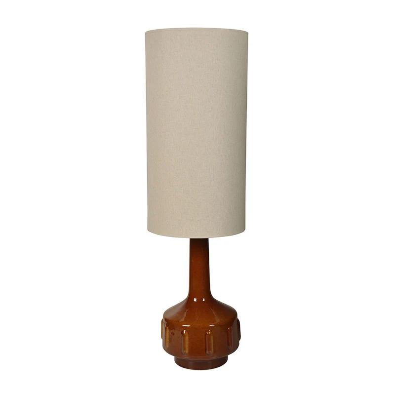 LAMPE À POSER JIMMY - BRUN
