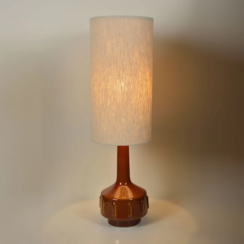 LAMPE À POSER JIMMY - BRUN