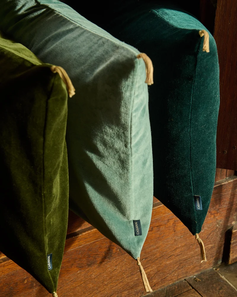 Housse de coussin Velours lavé