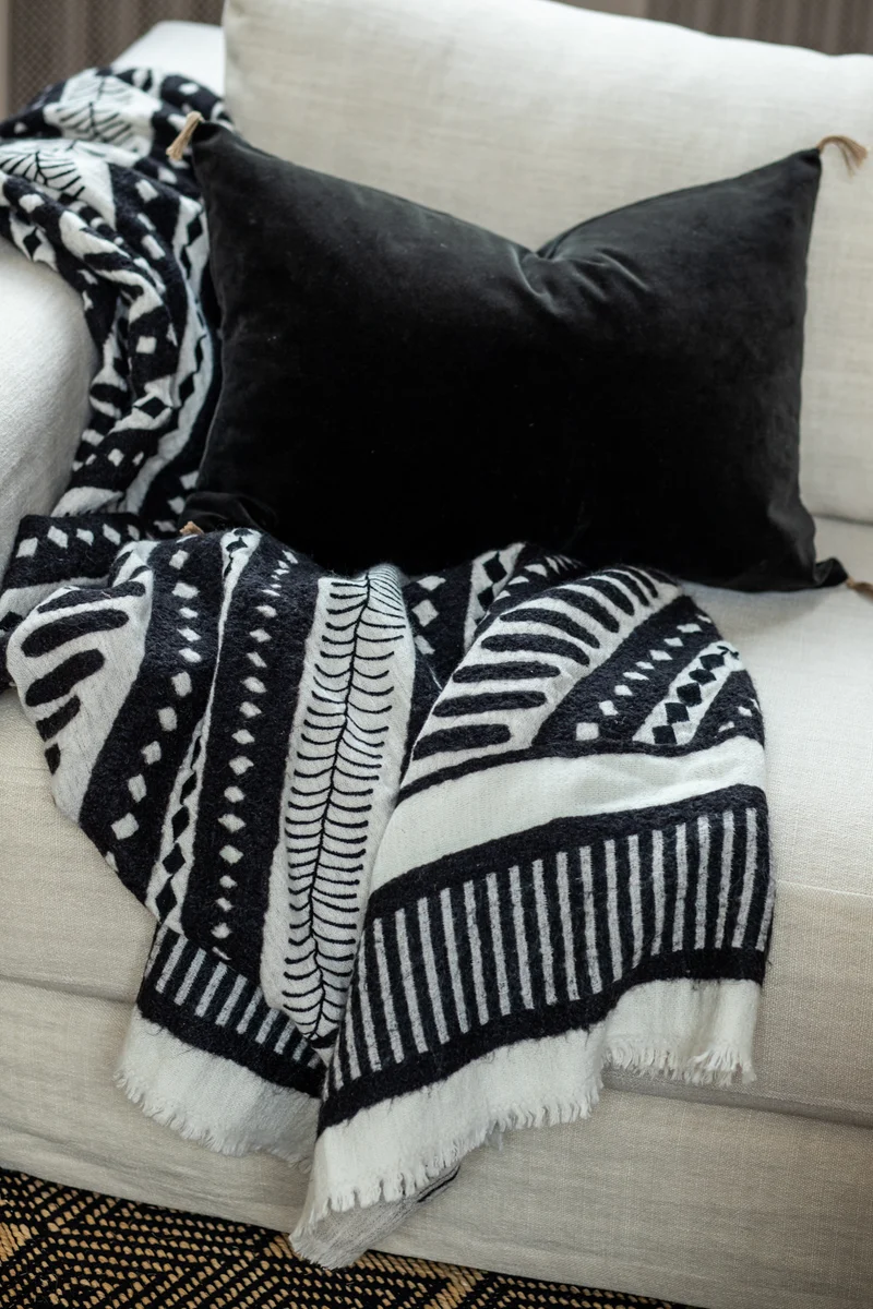 Housse de coussin Velours lavé
