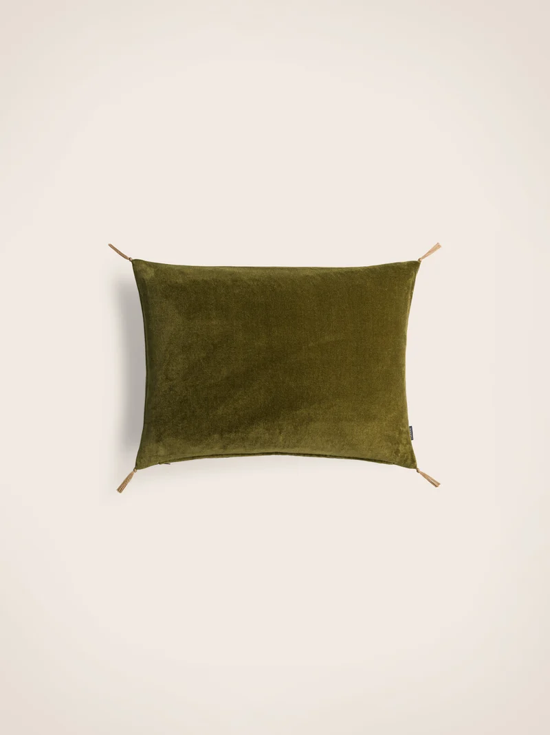 Housse de coussin Velours lavé