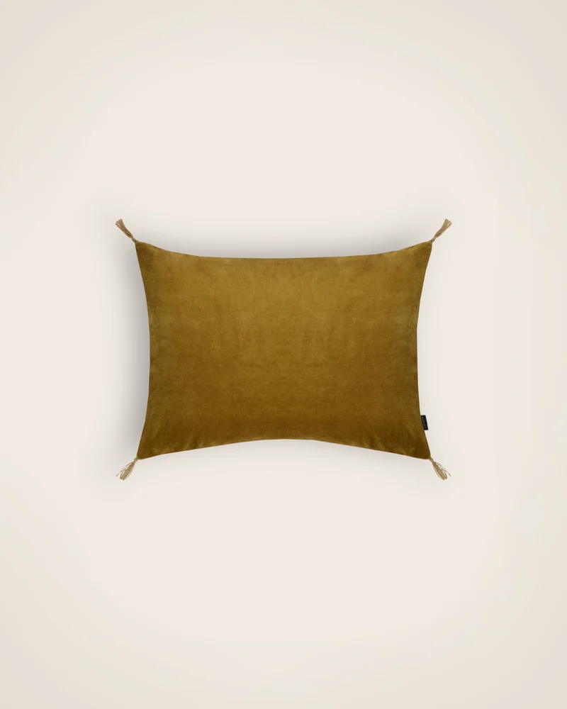 Housse de coussin Velours lavé