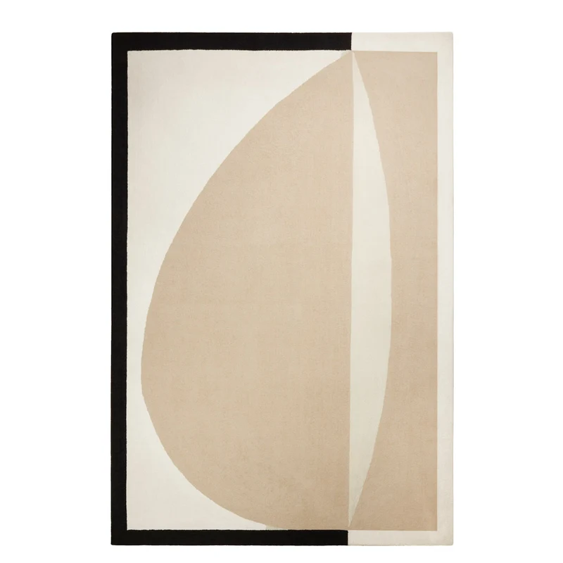 Tapis Abstrait Lin