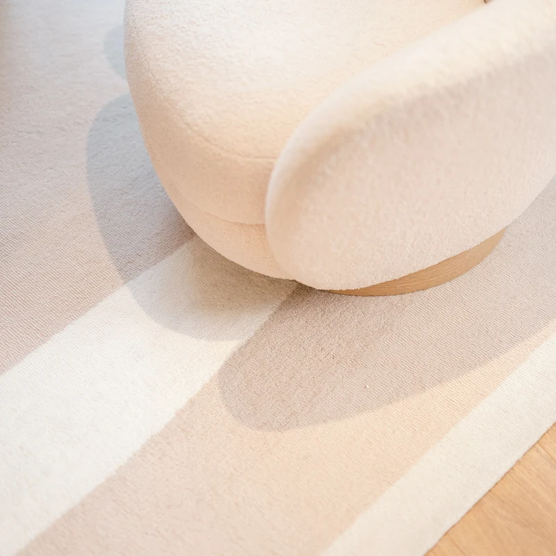 Tapis Abstrait Lin