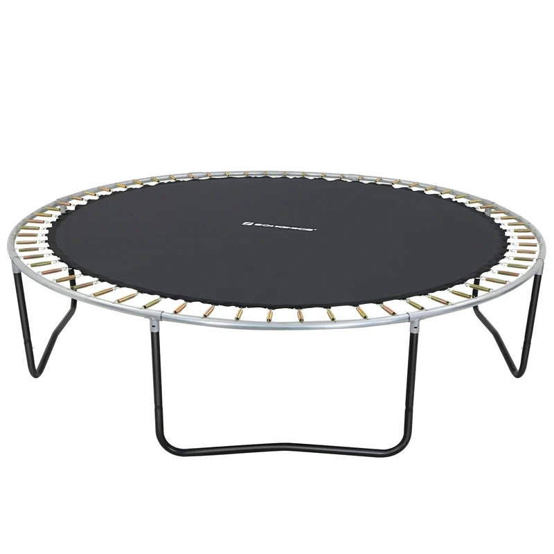 Tapis de saut pour trampoline pièce de rechange convient pour un trampoline de diamètre de 244 cm 42 anneaux noir stb8bk 12_0001977