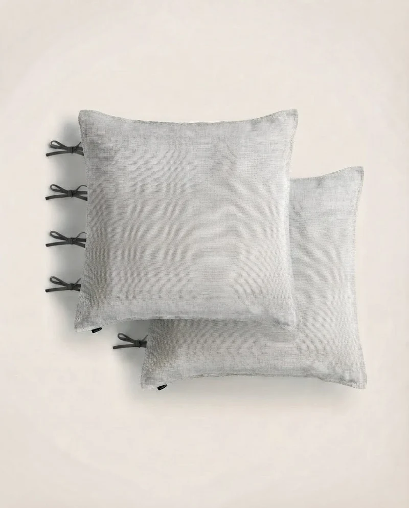 Set de 2 taies d'oreiller Fil à fil
