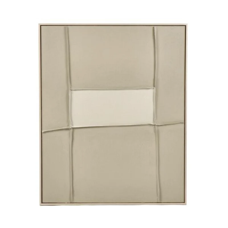 Toile avec cadre BLANCHE