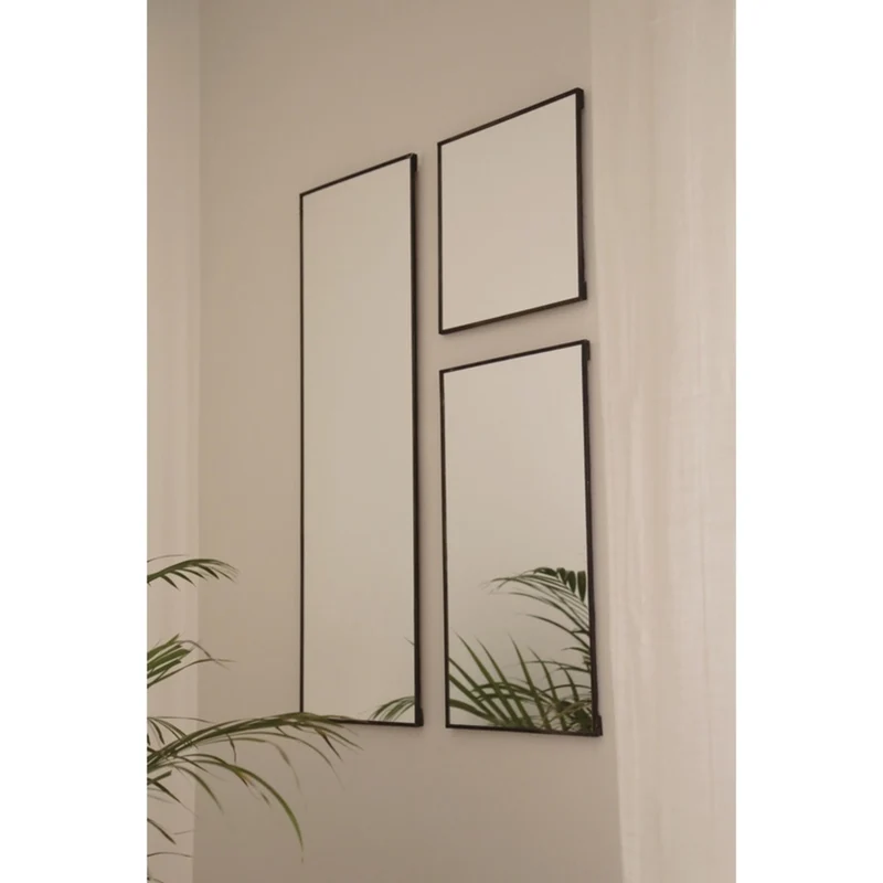 Miroir en acier brut NARCISSE