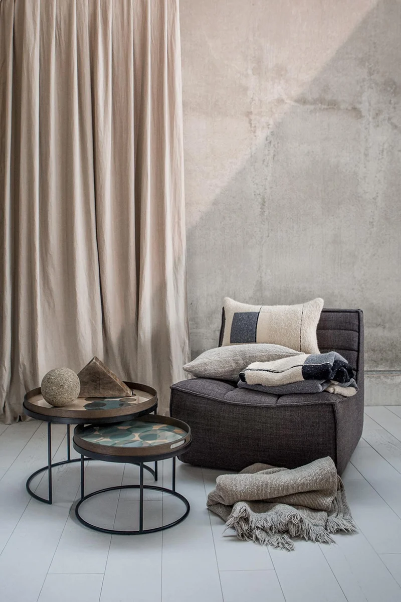 Plateau Rond Layered Dots