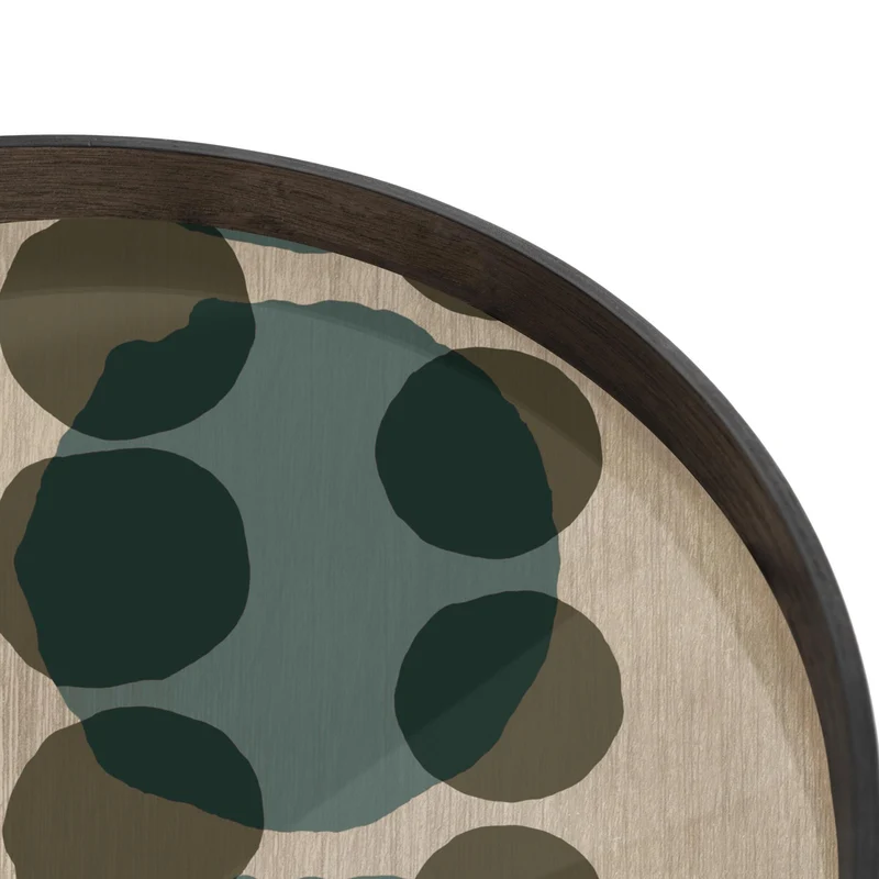 Plateau Rond Layered Dots