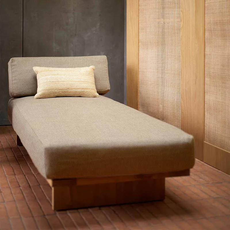 MERIDIENNE D'EXTÉRIEUR TISSU BEIGE