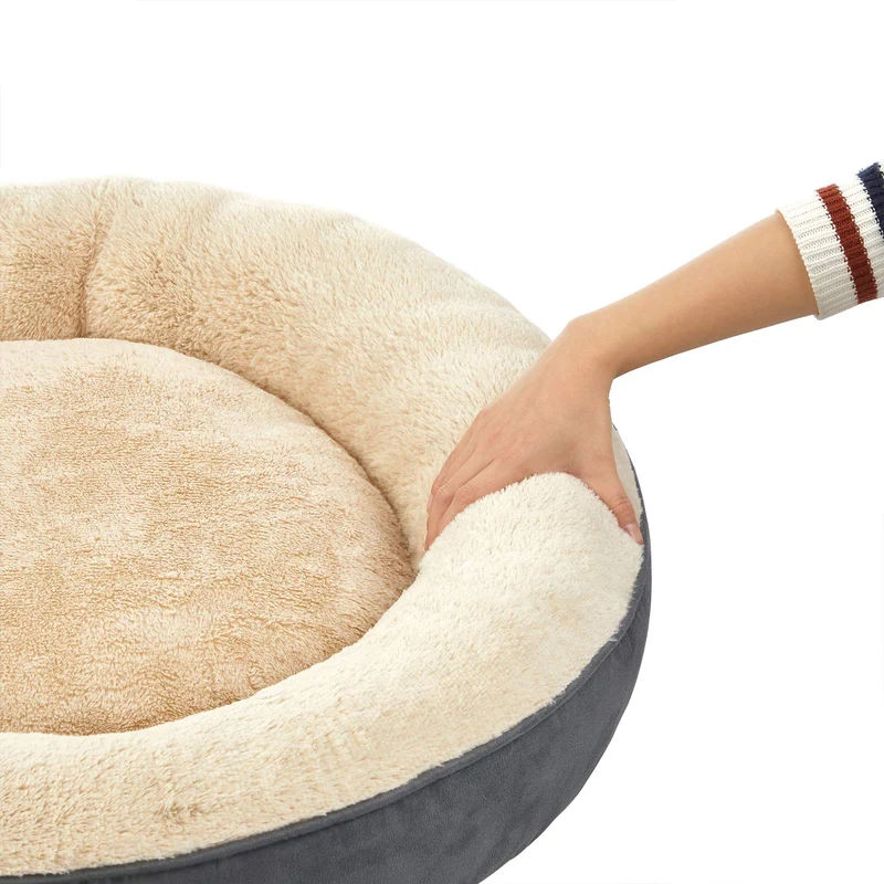 Panier pour chien rond lit chat donuts ø 60 cm gris foncé pgw060g02 12_0003671