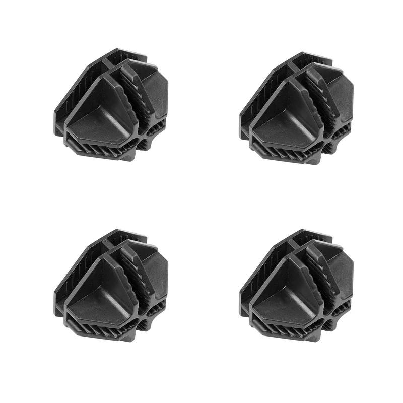20 x pièce de fixation raccord pour armoire en plastique noir alpc0b-20 12_0003629