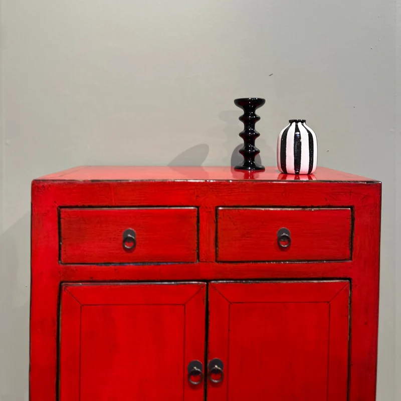 Commode 2P 2T Rouge