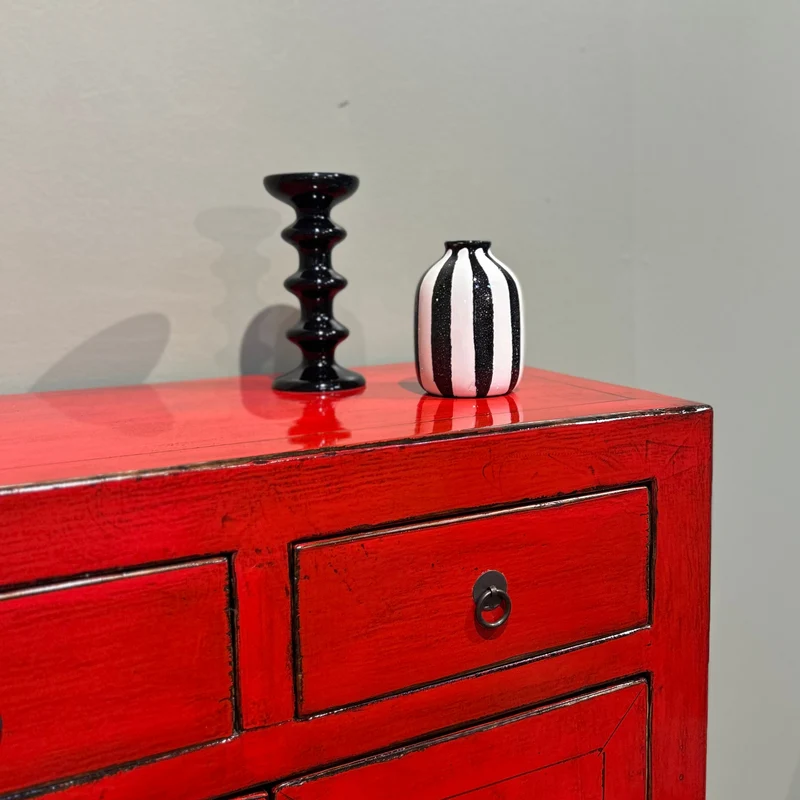 Commode 2P 2T Rouge