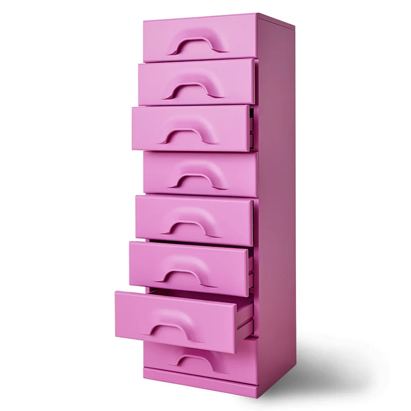 COMMODE ROSE 8 TIROIRS