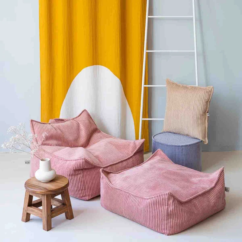 FAUTEUIL POIRE - VELOURS CÔTELÉ