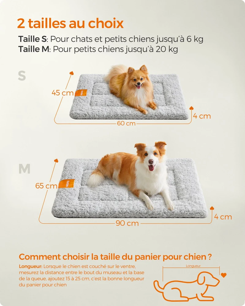 Tapis pour animaux antidérapant 60 x 45 cm utilisation intérieure en design moderne gris tourterelle 12_0010537