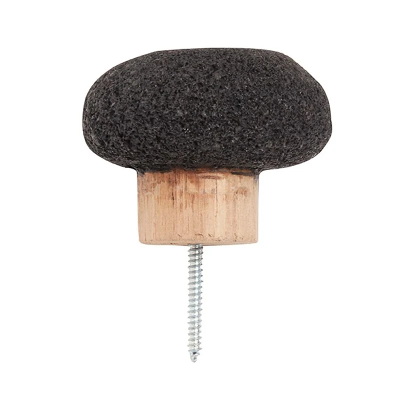 Patère en Lave Noir S