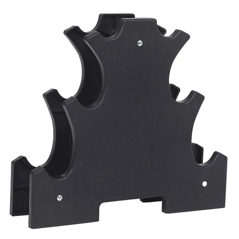 Lot de 6 haltères hexagonaux antiglisse musculation entraînement 2 x 1,0 kg 2 x 1,5 kg 2 x 2,0 kg en vinyle noir 12_0008189
