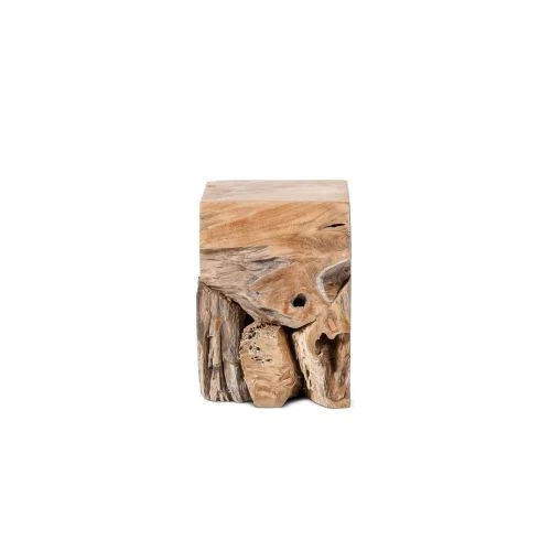 Cube en Bois Rustic